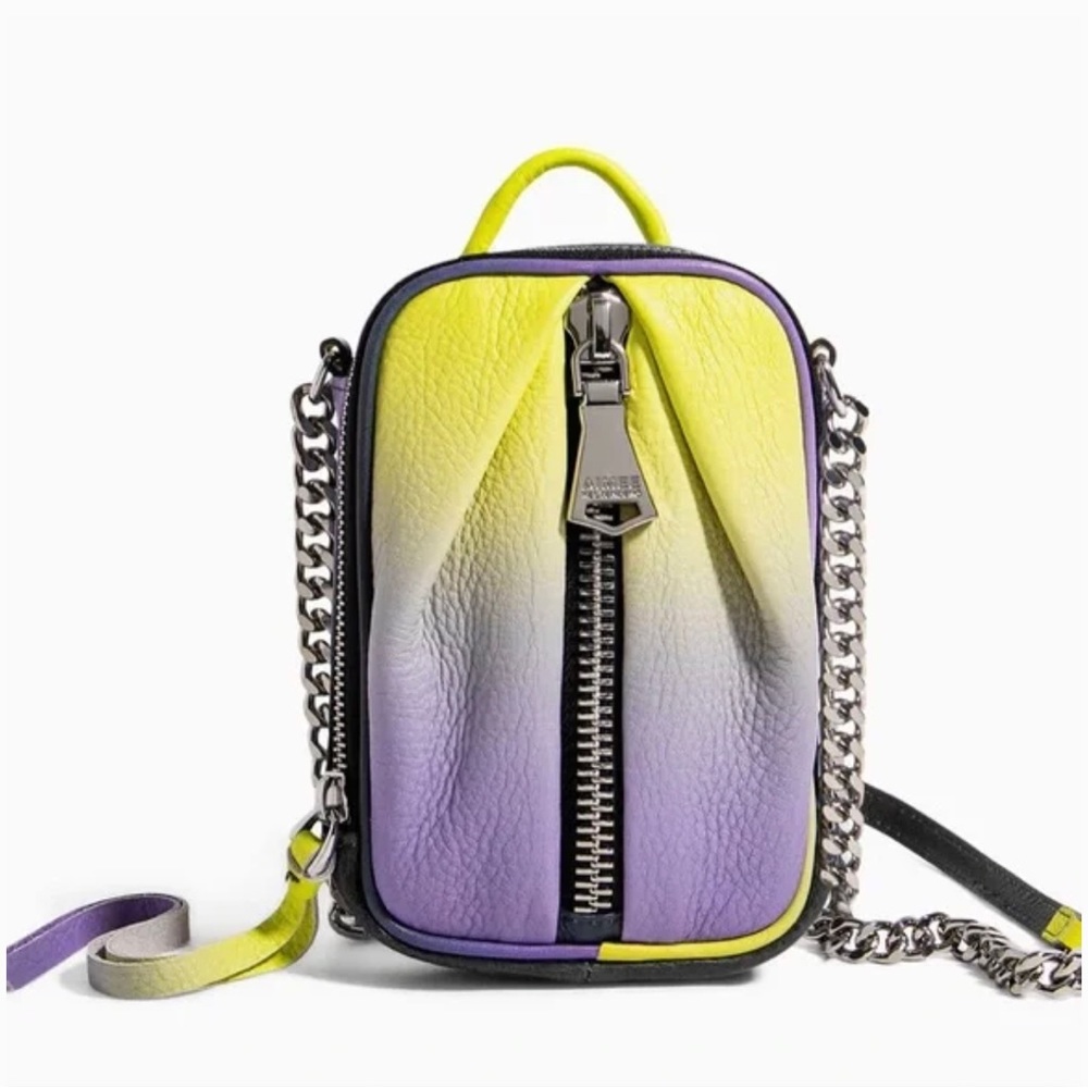 Brand new Aimee Kestenberg phone crossbody with biker chain